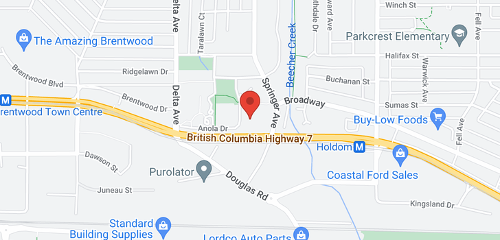 map of 901 2060 BELLWOOD AVENUE